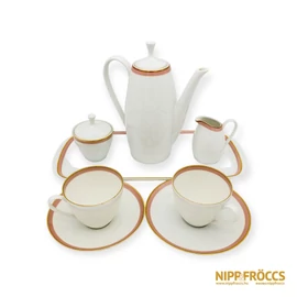 Arzberg német porcelán - Aranyozott két személyes készlet
