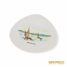 Aquincumi porcelán - Balatoni emlék kis tányér