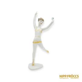 Hollóházi porcelán - Balerina virággal