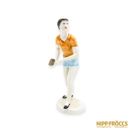 Hollóházi porcelán - Pingpongozó lány