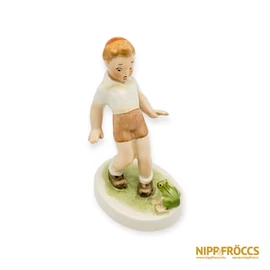 Budapesti porcelán - Fiú békával