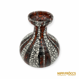 Porcelán, kerámia - Bordó váza