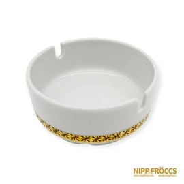 Alföldi porcelán - hamutartó arany díszítéssel