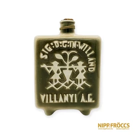 Zsolnay porcelán - Villányi boros kulacs (In vino veritas)