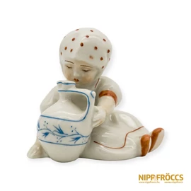Zsolnay porcelán - Annuska korsóval