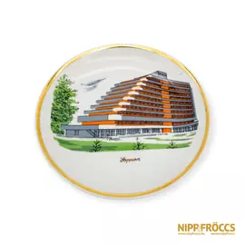 Hollóházi porcelán - Sopron Hotel Szieszta falitányér