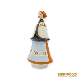 Aquincumi porcelán - Népviseletes nő subában