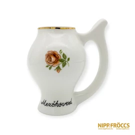 Hollóházi porcelán - Mezőkövesdi emlék ivókulacs