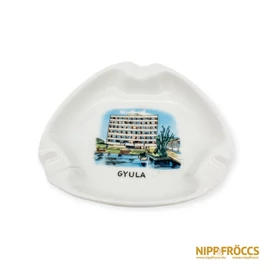 Porcelán, kerámia - Gyulai emlék hamutartó