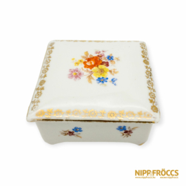 Drasche porcelán - Virág mintás bonbonier