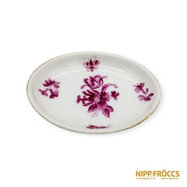 Herendi porcelán - Virág mintás gyűrű tartó tálka