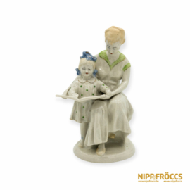 Polonne porcelán - Anya gyermekével