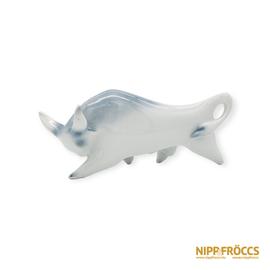 Zsolnay porcelán - Art deco bika