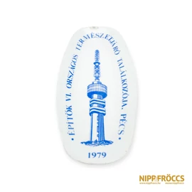 Zsolnay porcelán - Építők Természetjáró Találkozó tálka