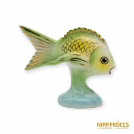 Hollóházi porcelán - Zöld aranyhal