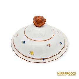 Zsolnay porcelán - Mélytányér fedéllel