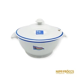 Zsolnay porcelán - MAHART leveses tál