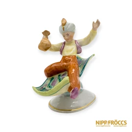 Drasche porcelán - Aladdin zöld színű repülőszőnyegen