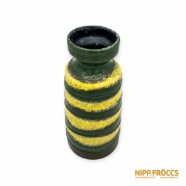Porcelán, kerámia - Zöld-sárga váza