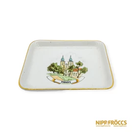 Aquincumi porcelán - Tihany emlék tál