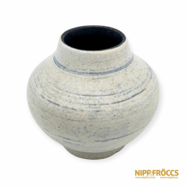 Porcelán, kerámia - Kis gömb alakú váza