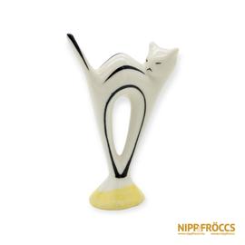 Hollóházi porcelán - Art deco macska