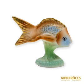 Hollóházi porcelán - Narancssárga aranyhal