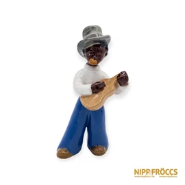 Porcelán, kerámia - Kis gitáros