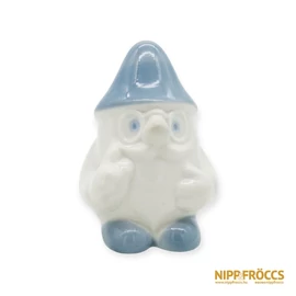 Aquincumi porcelán - Tudor törpe aquazúr festéssel