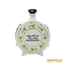 Hollóházi porcelán - Helvéciai Állami Gazdaság kulacs