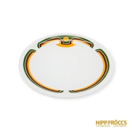 Alföldi porcelán - Alföldi "art deco" desszertes tányér (17 cm)