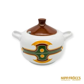 Alföldi porcelán - Alföldi "art deco" leveses tál