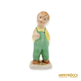 Bodrogkeresztúri kerámia - Kantáros nadrágos kisfiú