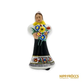 Drasche porcelán - Népviseletes nő
