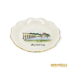 Aquincumi porcelán - Hortobágy kistányér