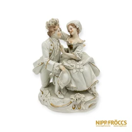 Sitzendorf porcelán - Barokk pár