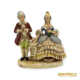 Lippelsdorf porcelán - Barokk pár