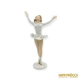 Wallendorf porcelán - Korcsolyázó nő