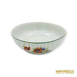 Zsolnay porcelán - Pipacs mintás pogácsás tál