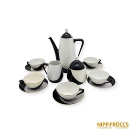 Hollóházi porcelán - Kávés készlet 5 személyes