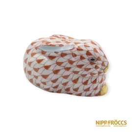 Herendi porcelán - Fekvő nyuszi