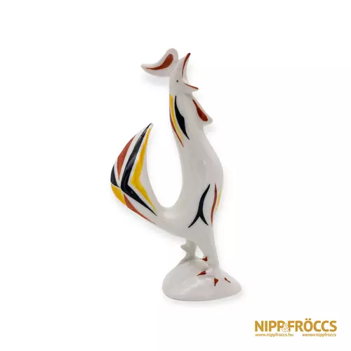 Hollóházi porcelán - Színes kakas
