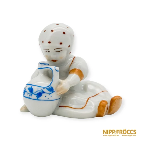 Zsolnay porcelán - Annuska korsóval