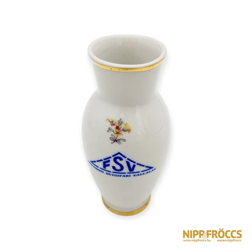 Hollóházi porcelán - Fővárosi Sütőipari Vállalat váza