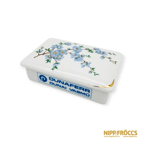 Hollóházi porcelán - Dunai Vasmű (Dunaferr) bonbonier