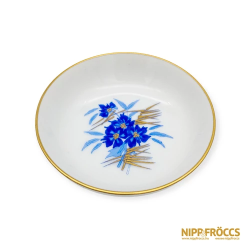 Herendi porcelán - Malév virágmintás kis tál
