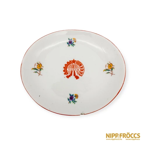 Hollóházi porcelán - VOSZK (Vendéglátóipari Országos Szövetkezeti Központ) tál
