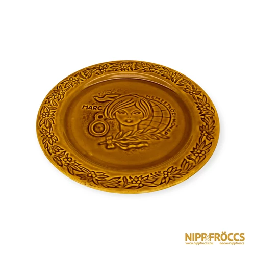 Gránit kerámia - Nőnapi tál (nagy)