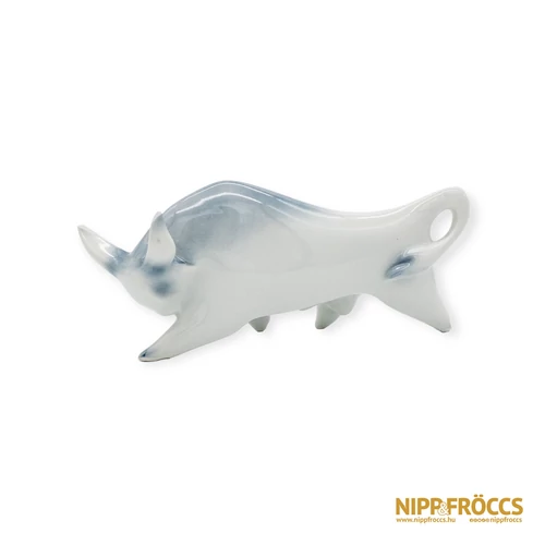 Zsolnay porcelán - Art deco bika