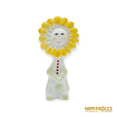Porcelán, kerámia - Napraforgó figura